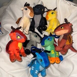 Sutherland's Wings of Fire Plush Danglers : Complete Set of 8 - NEW!